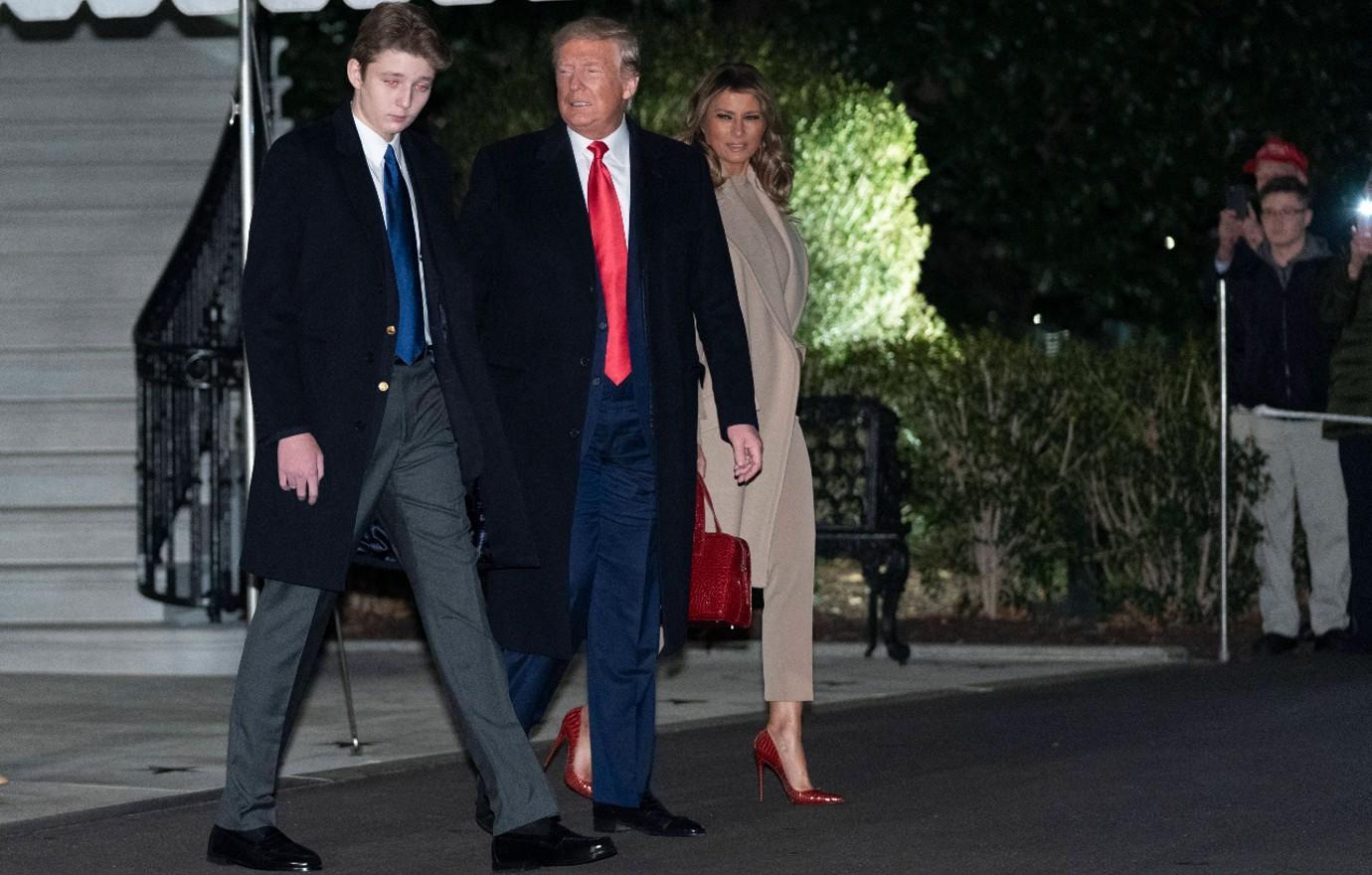 trump melania barron