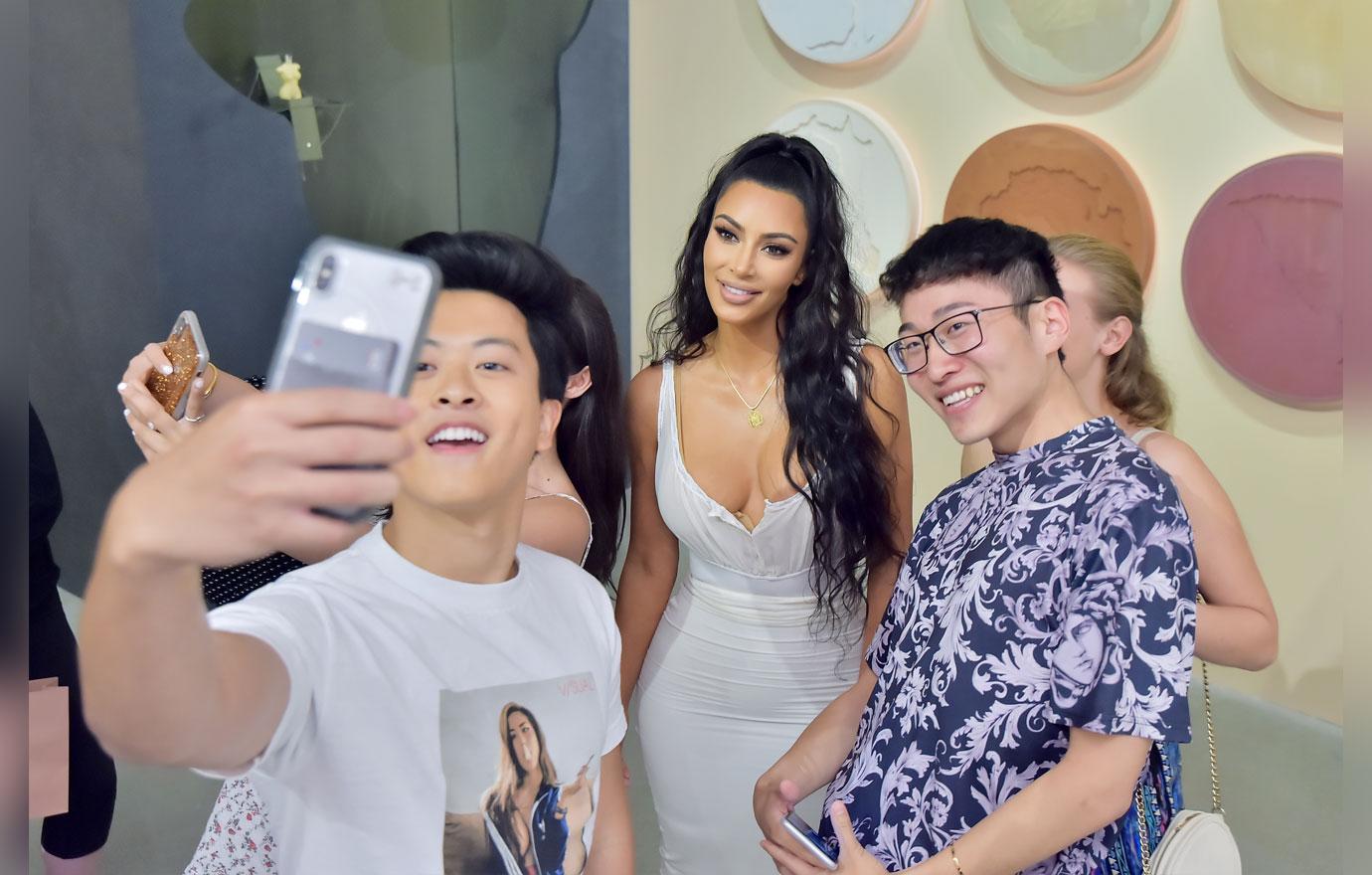 Kim Kardashian And Kris Jenner Attend Fan Event