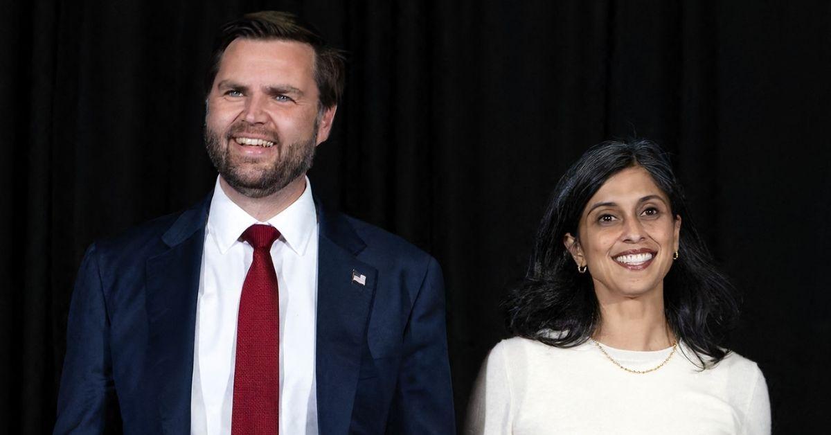 picture of J.D. Vance and Usha Vance