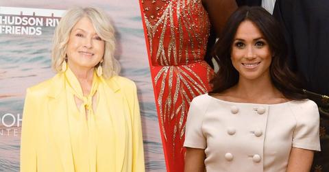 Split photo of Martha Stewart and Meghann Markle