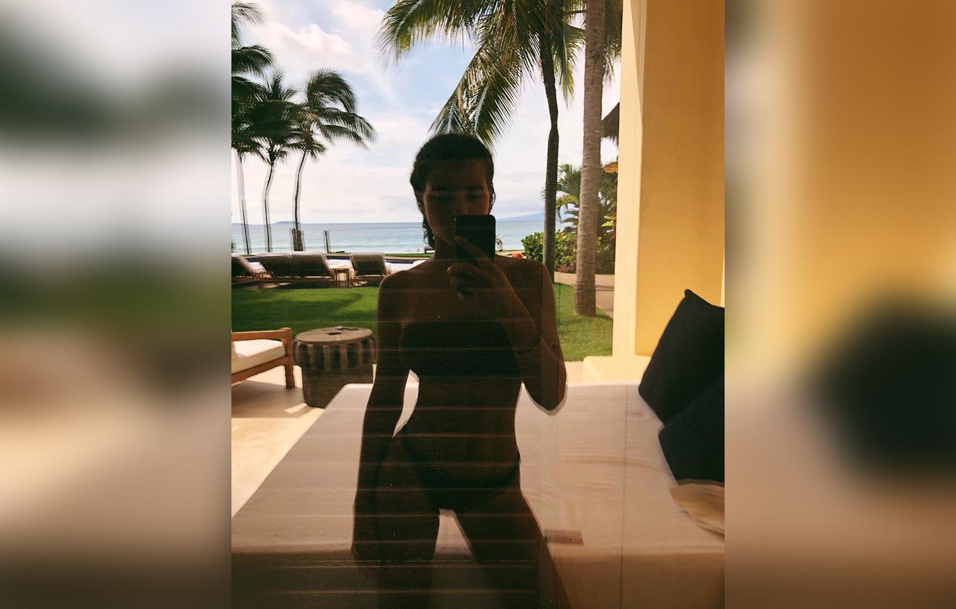 Sofia Richie Bikini Selfie In Reflection