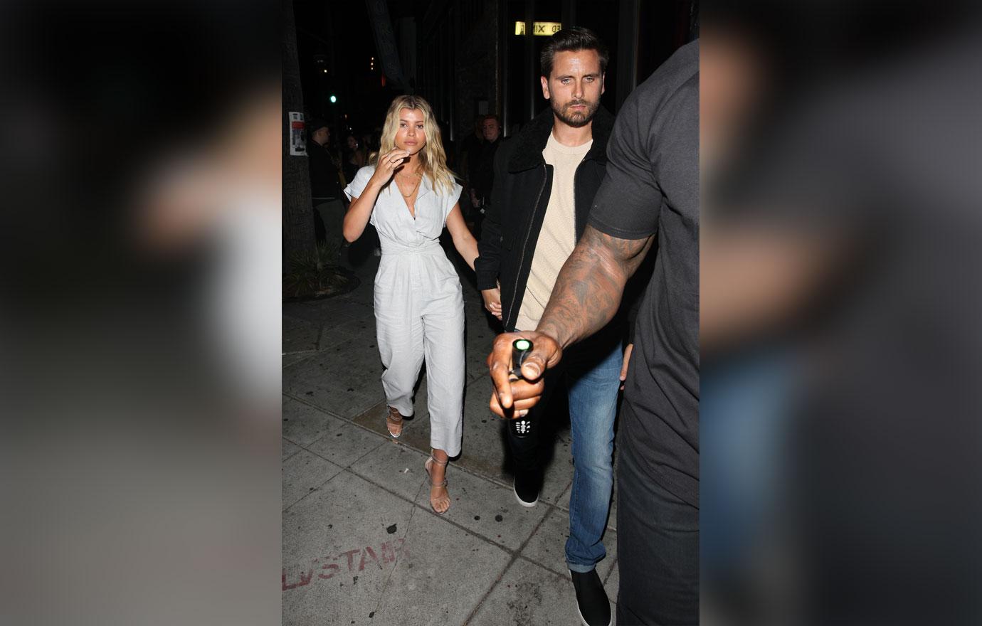 Scott Disick & Sofia Richie Hold Hands Outside Los Angeles Club