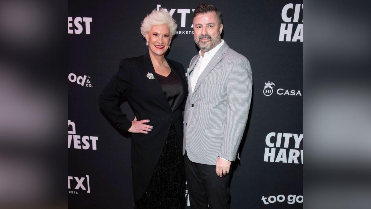 Photo of Anne Burrell and Stuart Claxton
