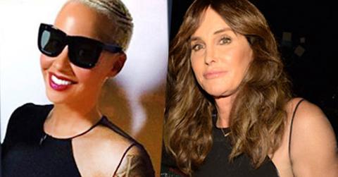 Amber Rose Photos: Star Steals Caitlyn Jenner's Style In Sheer Dress