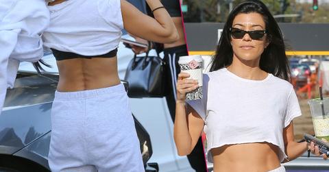 Kourtney Kardashian Shows Off Abs Parking Enforcement Trouble