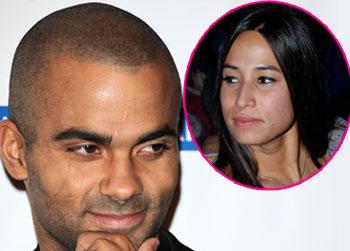 //tony parker new lady getty splash