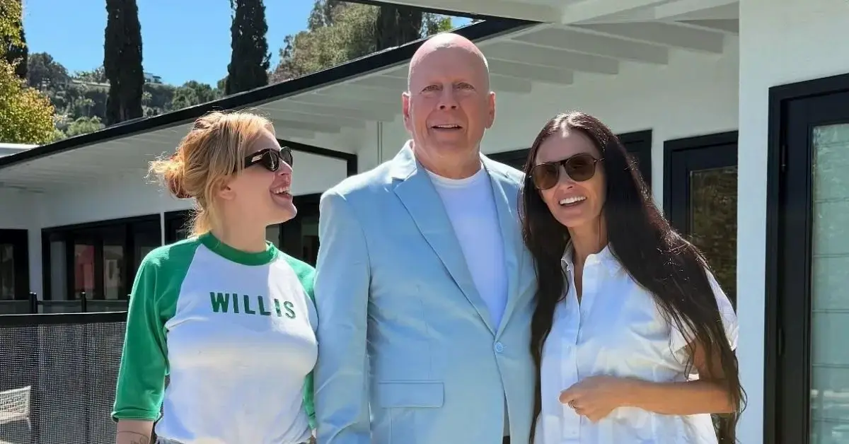 Photo of Rumer Willis, Bruce Willis and Demi Moore