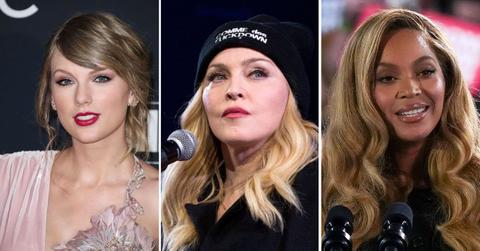 Taylor Swift, Beyonce and Madonna's biggest onstage fails reveal memorable mishaps during live shows.
