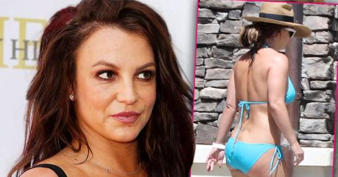 //Britney Spears Blue Bikini Maui Vacation pp