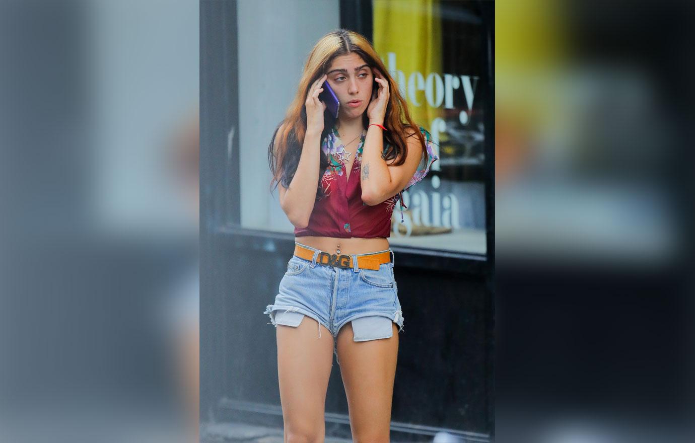 Madonna Daughter Lourdes Leon Topless NYFW