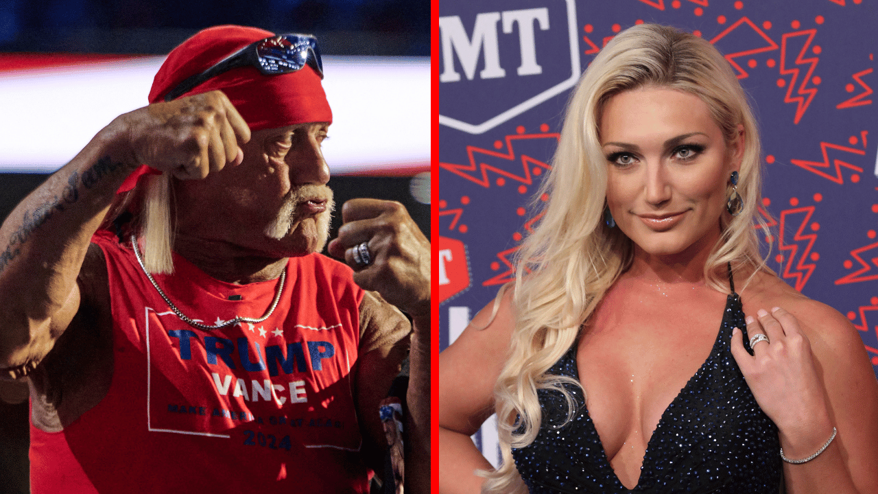 Brooke Hogan was estranged from her father for two years before he died.