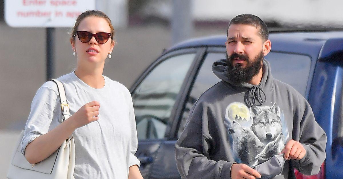 Photo of Mia Goth and Shia LaBeouf