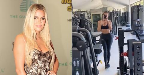 khloe kardashian gym unedited leaked bikini pic response pp