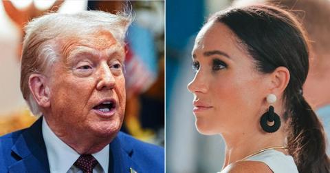 picture of Donald Trump and Meghan Markle