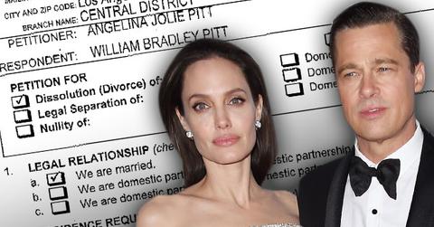 Angelina Jolie Divorces Brad Pitt Court Documents
