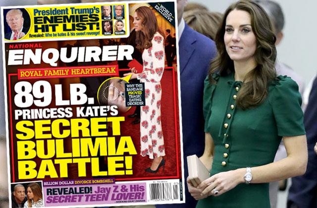 //kate middleton secret battle eating disorder