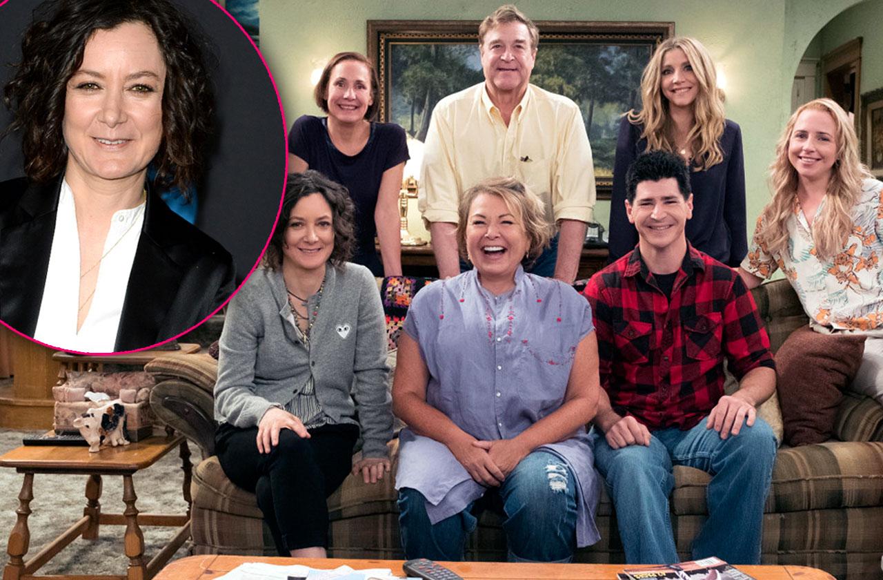 //roseanne spinoff darlene sara gilbert racist scandal PP