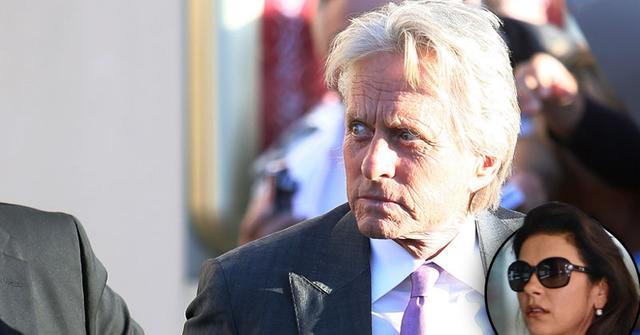 //michael douglas caught flirting pp