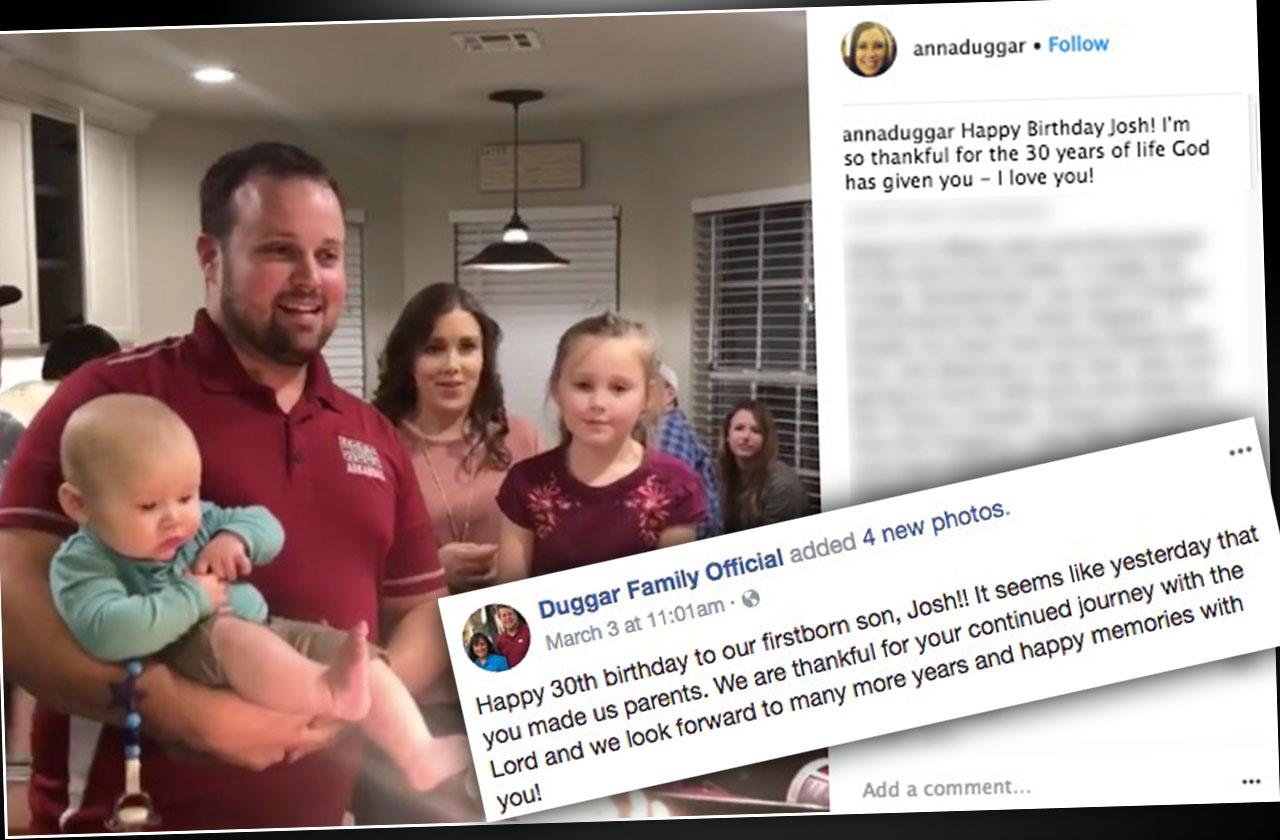 //duggar family slammed celebrating josh duggar birthday molestation cheating scandals pp