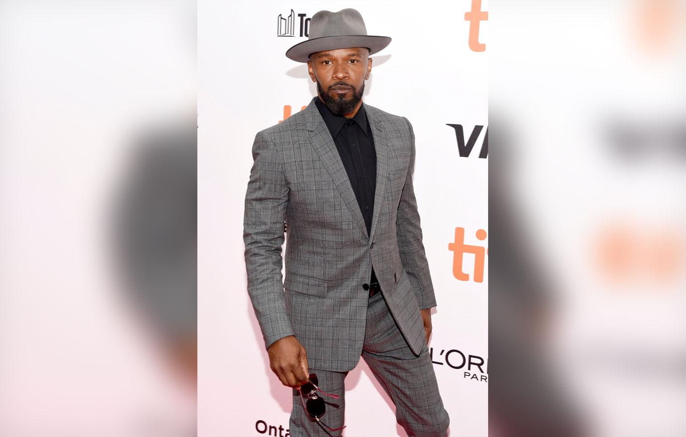 Jamie Foxx attends 'Just Mercy' premiere, Arrivals, Toronto International Film Festival, Canada.