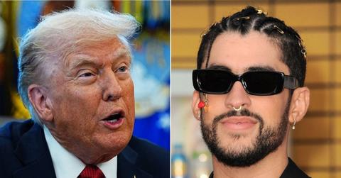 picture of Donald Trump and Bad Bunny