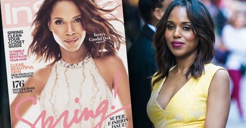 Kerry Washington's Lighter Skin On InStyle Cover
