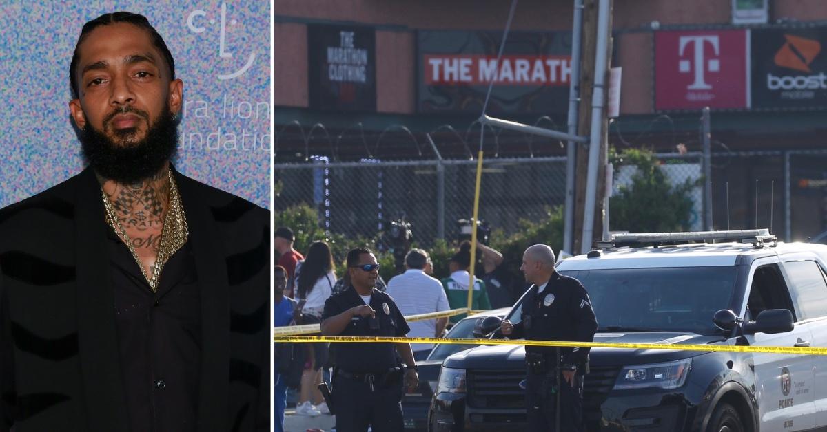 See Nipsey Hussle Crime Scene Photos 