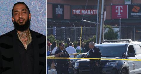 nipsey hussle crime scene photos pp