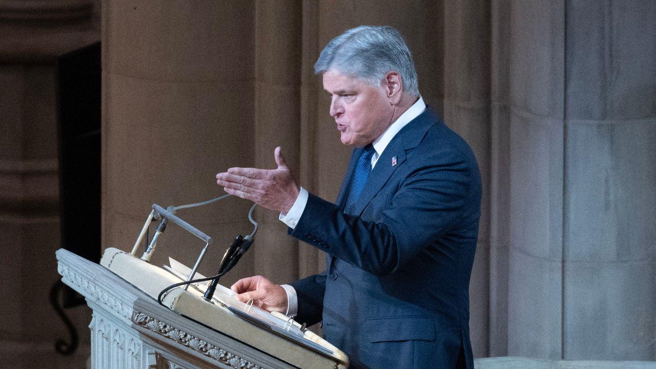 image of Sean Hannity said he 'expected a different answer' during the interview.