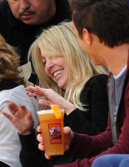 //heather locklear lakers game