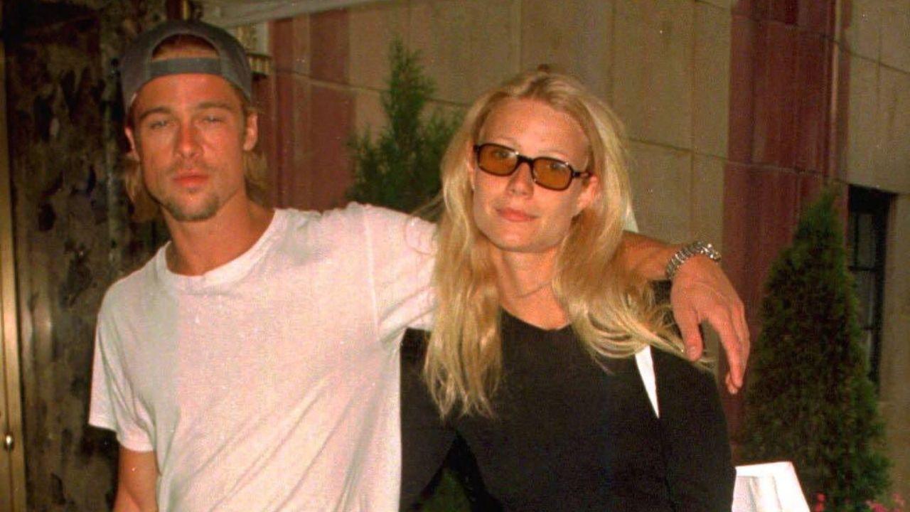 Photo of Gwyneth Paltrow and Brad Pitt