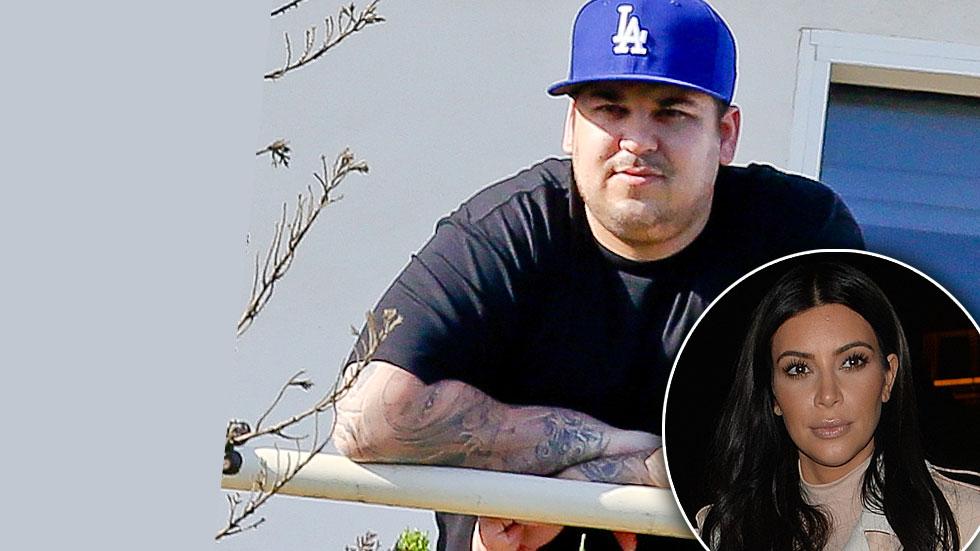 Sad Rob Kardashian Skips High School Reunion -- Kim Gets Involved