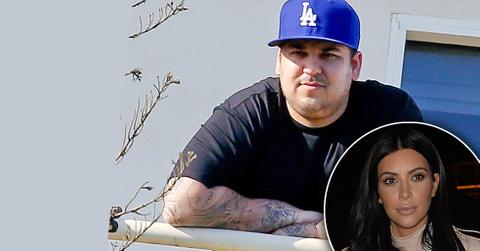 Sad Rob Kardashian Skips High School Reunion -- Kim Gets Involved