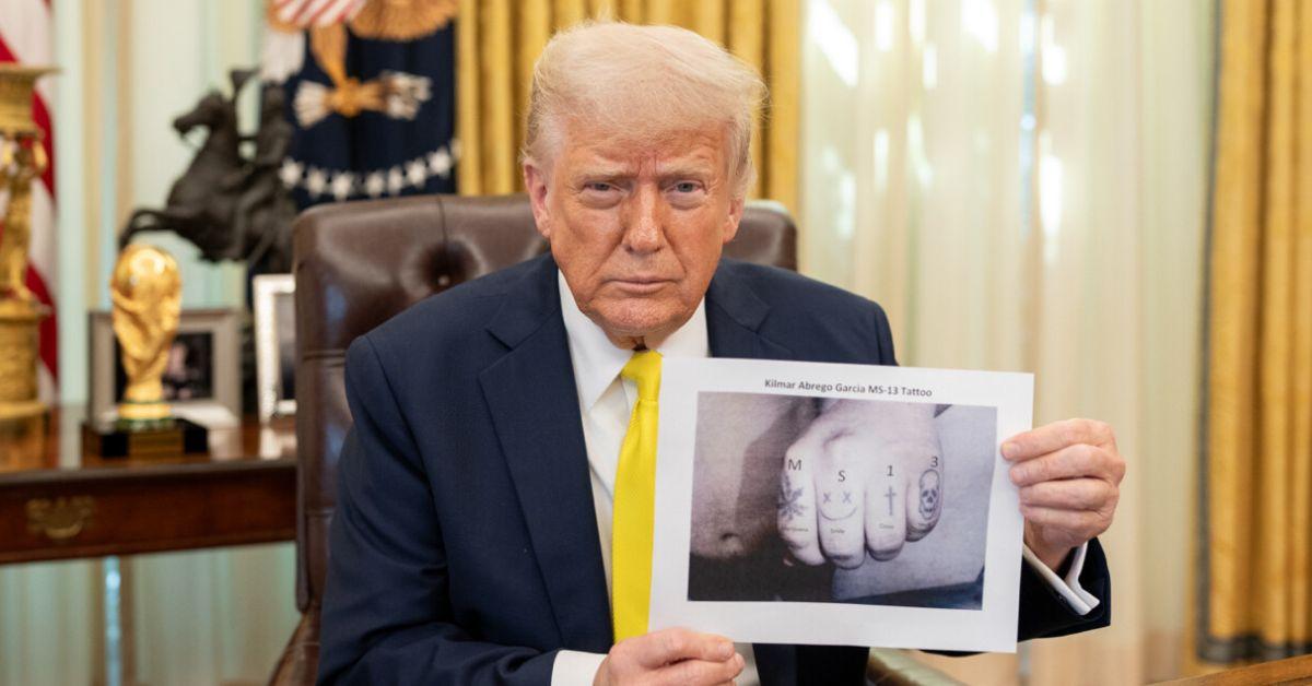 Doctored Photo Example Donald Trump Shares 'Doctored' Photo Of Kilmar Abrego Garcia
