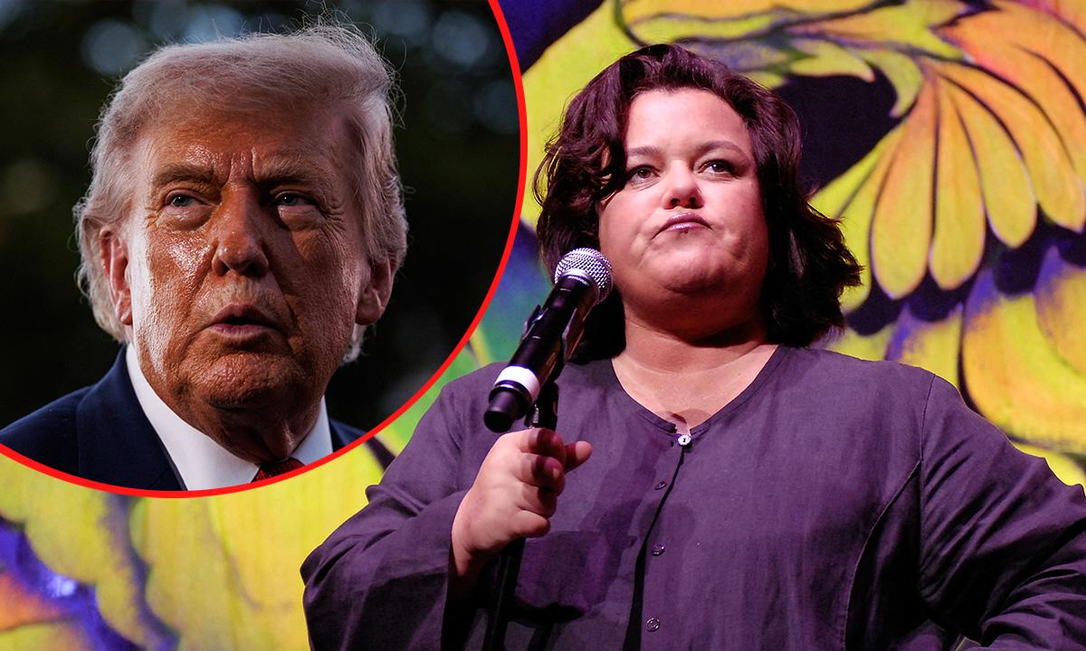 Photo of Rosie O’Donnell, Donald Trump