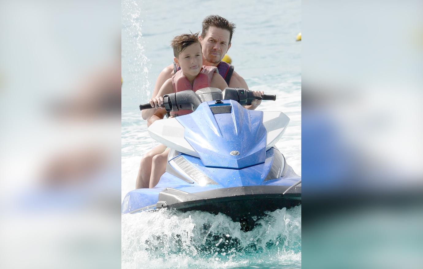 Mark Wahlberg Shows Off Buff Body In Barbados