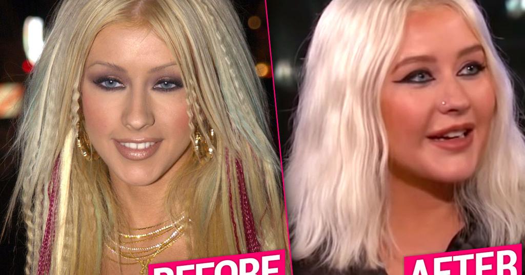 Christina Aguilera Jimmy Kimmel Shocking Appearance Sparks Plastic ...