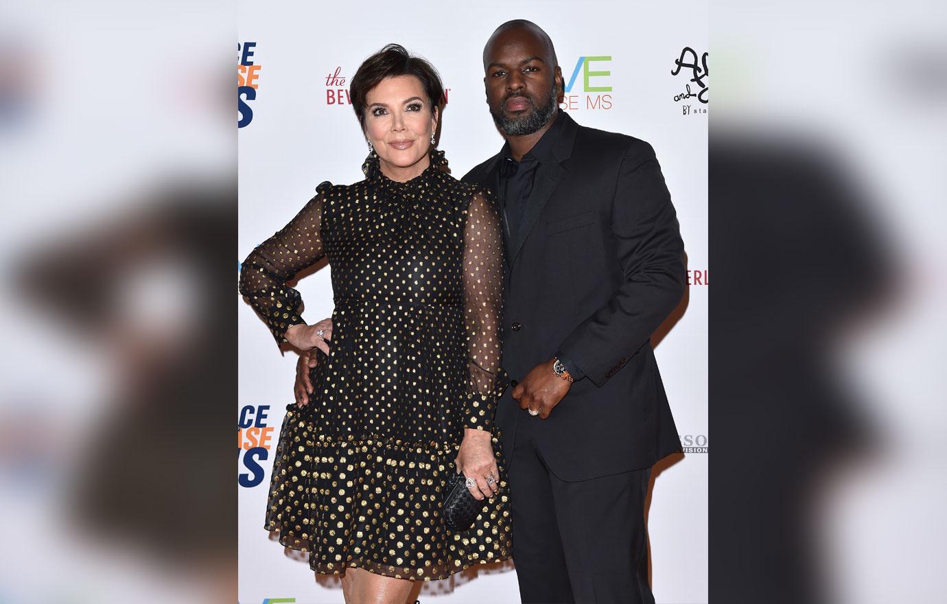 Kris Jenner And Corey Gamble Attend MS Gala