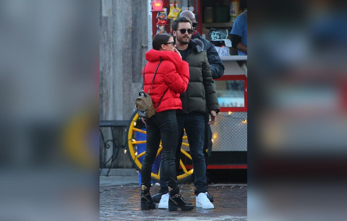 Scott Disick And Sofia Richie In Aspen Colorado