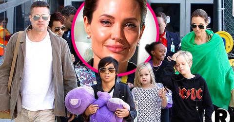 Angelina Jolie Brad Pitt Kids Supportive