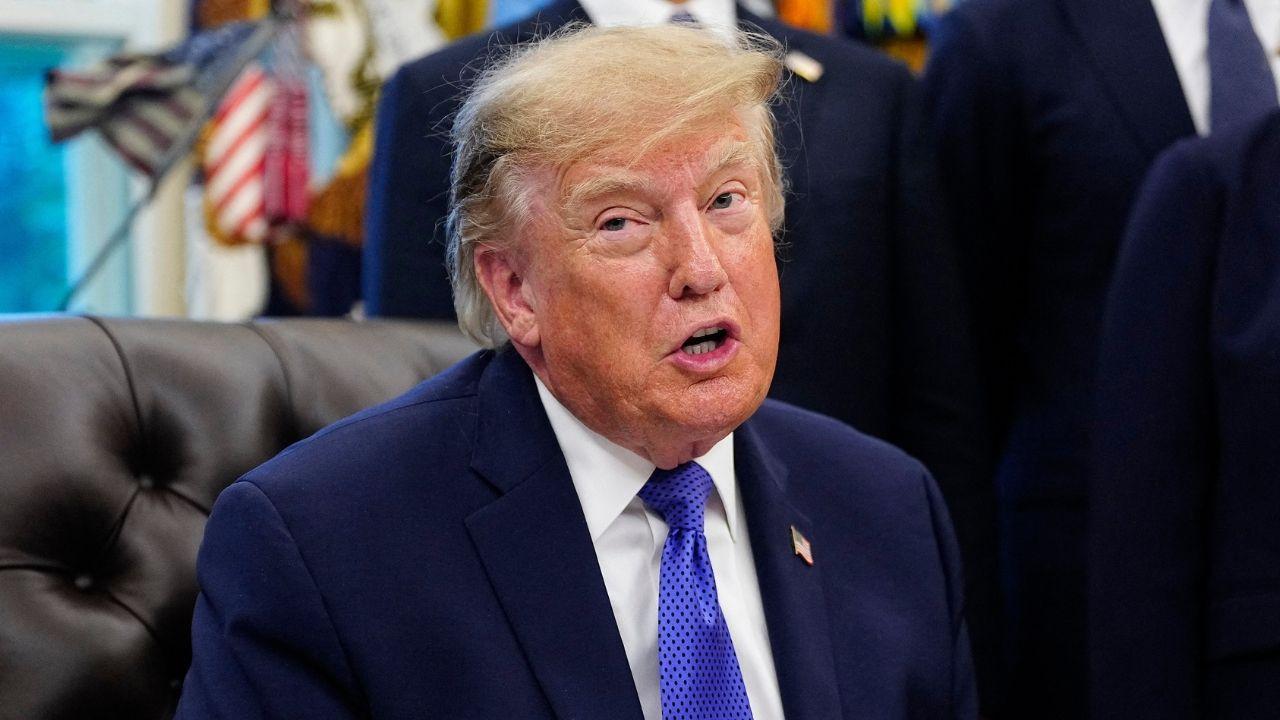 Image of According to Trump, his bizarre comments about Jon Husted improved the Ohio senator's polling.