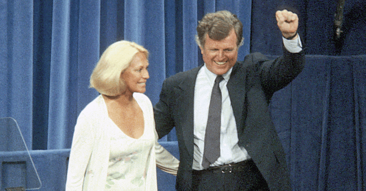 Photo of Joan and Ted Kennedy 