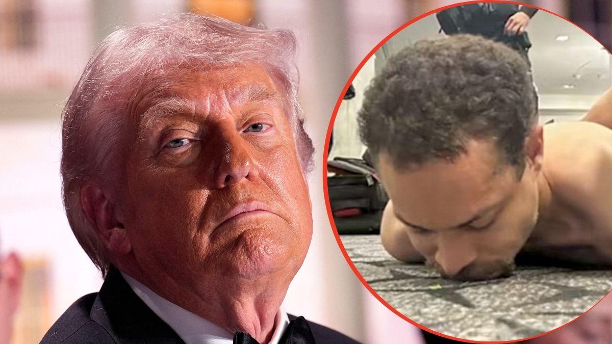 image of Donald Trump and alleged gunman