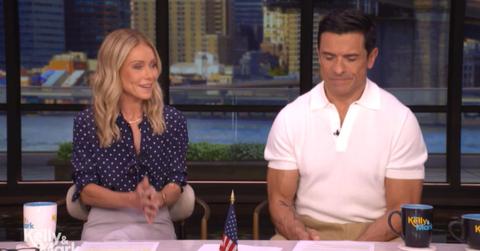 Kelly Ripa and Mark Consuelos talked about 'financial infidelity' on 'Live.'