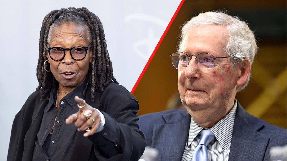 Whoopi Goldberg suggested Mitch McConnell FaceTime to prove he's alive.