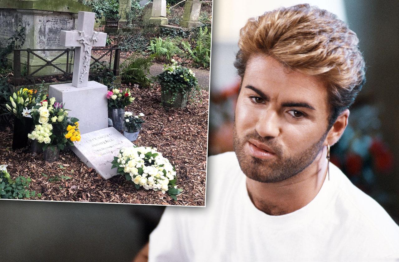 George Michaels Grave In Highgate Cemetery Christmas 2022 George Michael's Family Refuses To Give Him Headstone For Fear Of Stalkers