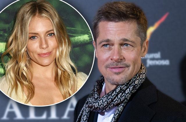 //brad pitt sienna miller flirting pp