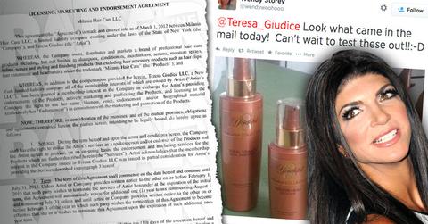 //real housewives of new jersey teresa giudice joe giudice milania hair care contract revealed pp sl