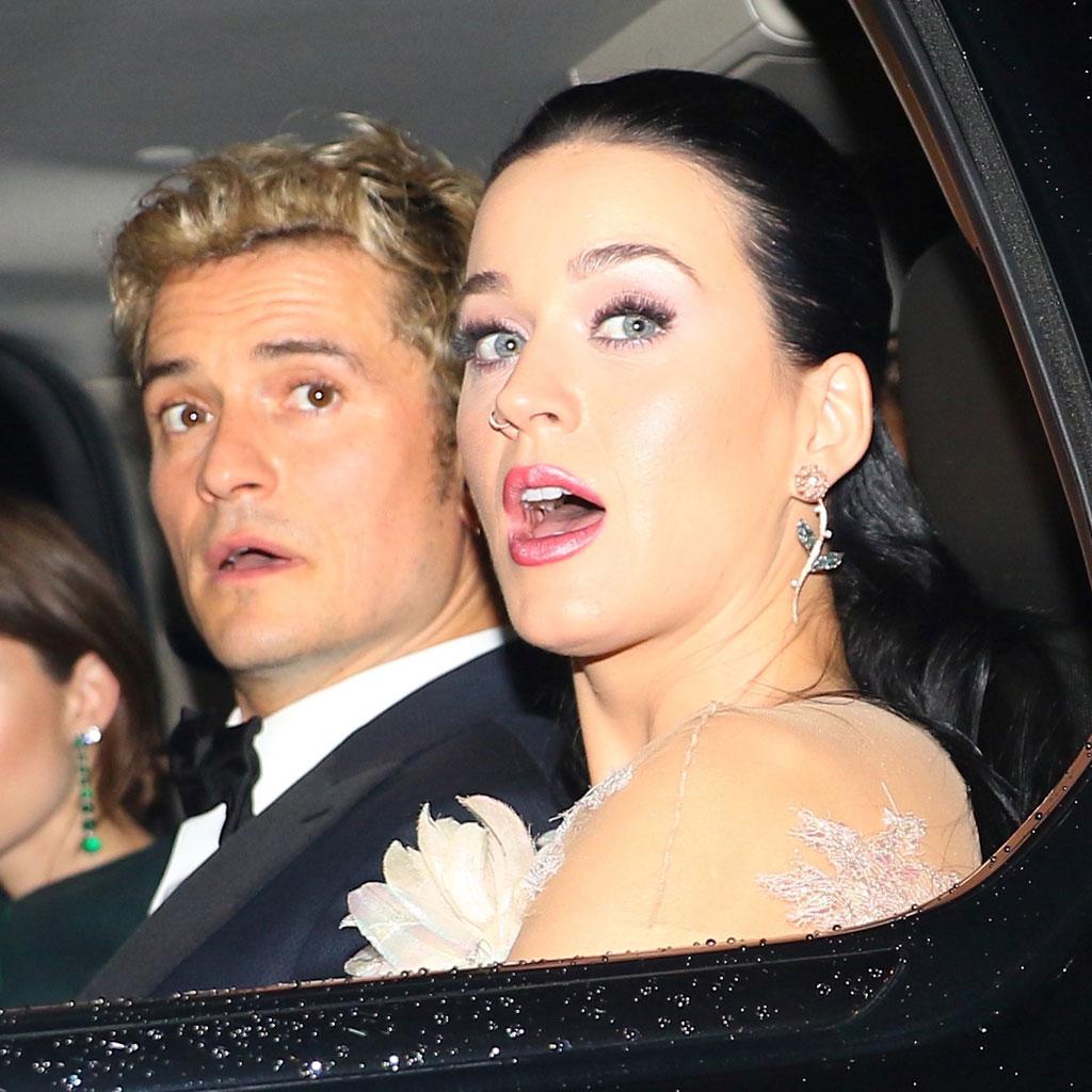 Katy Perry Orlando Bloom Snowflake Ball Split