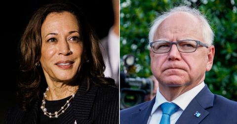 Kamala Harris and Tim Walz